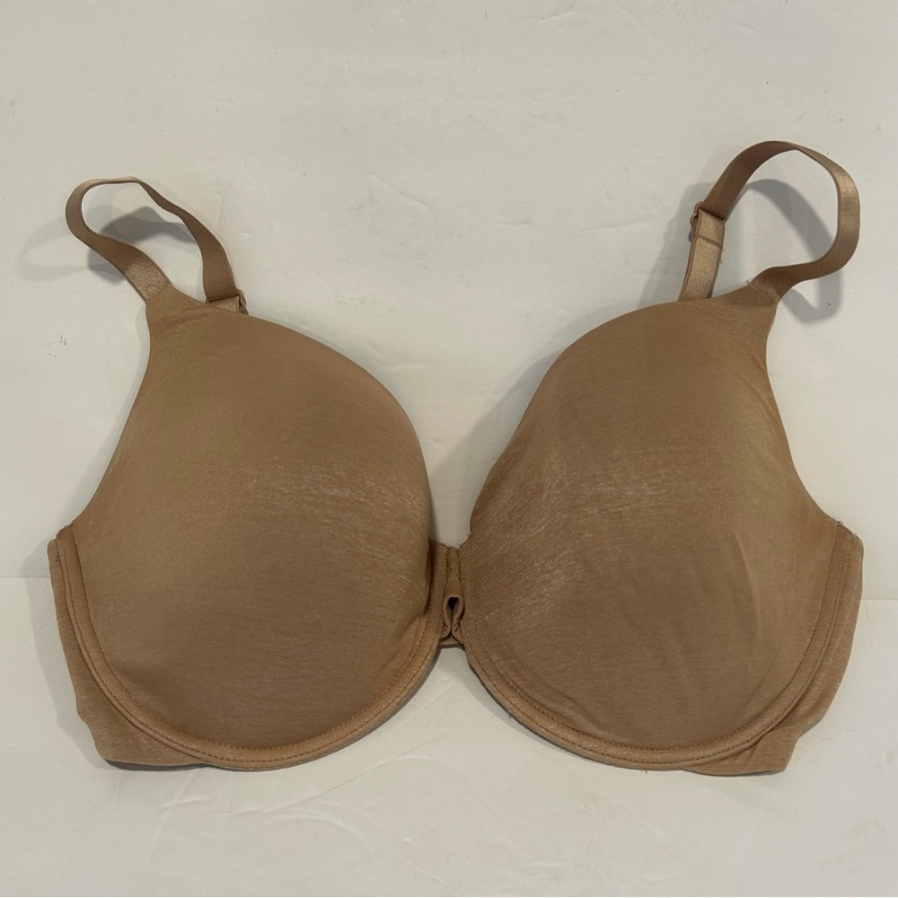 Victoria's Secret UPLIFT SEMI DEMI Bra Lightly Padded Underwire Size 38DDD Beige
